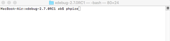 phpize